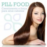 Pill Food Complexo vitamínico para cabelos e unhas (60 cápsu